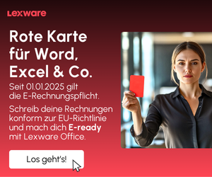Lexware E-Rechnung 2025 Banner